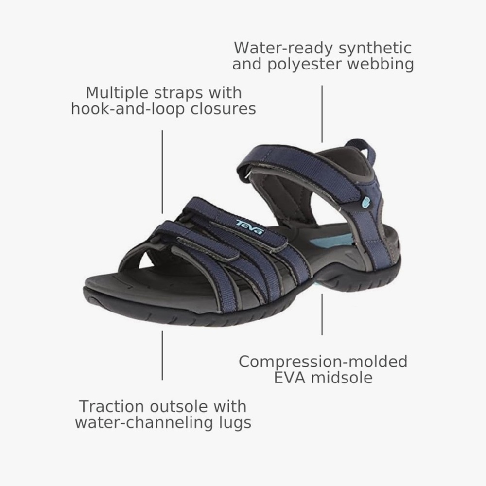 Teva Dark Blue Adjustable Sandals - Picture 2 of 3